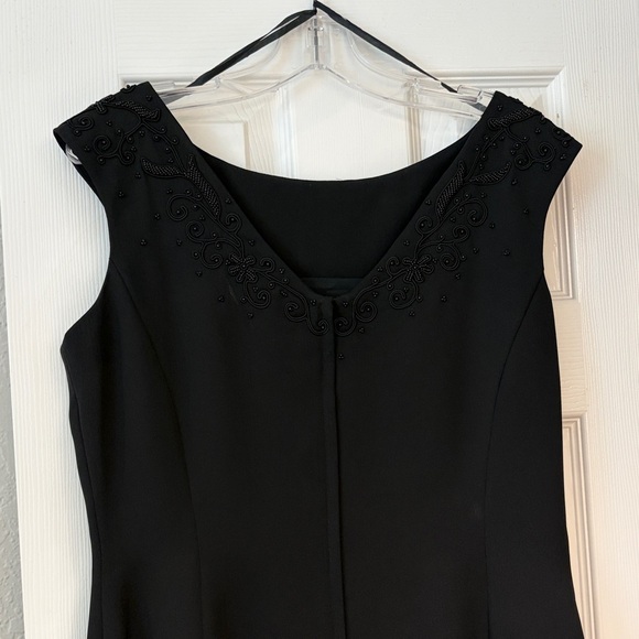 Talbots Classic Black Sheath Dress - Picture 5 of 10